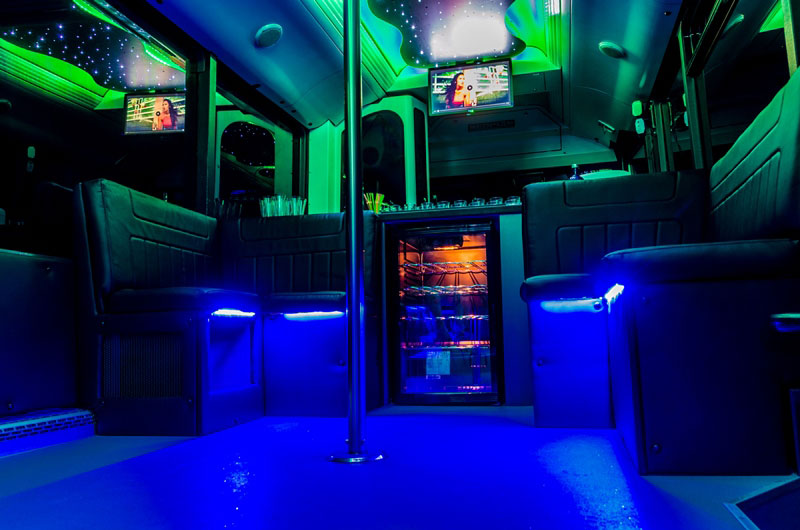 Neoplan partybusz belső kép