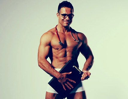 Neo chippendale táncos