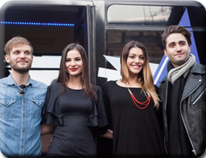 partybusz puská peti,Király Viktor, Nádai Anikó és Kulcsár Edina